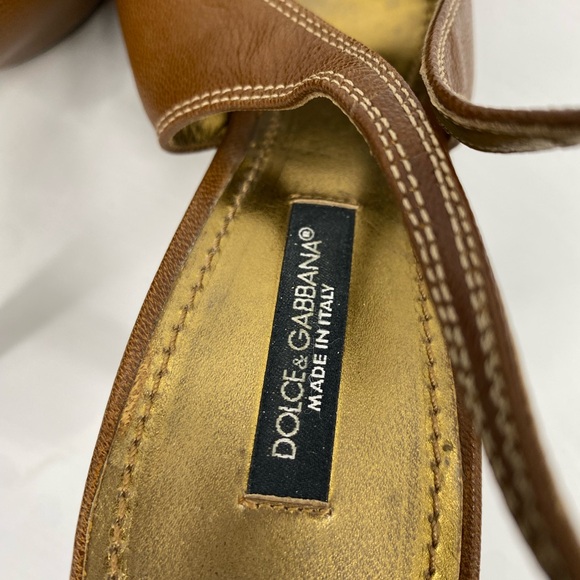 Dolce & Gabbana Slingback Buckle Heels Sz 36.5/6.5 - Picture 4 of 4